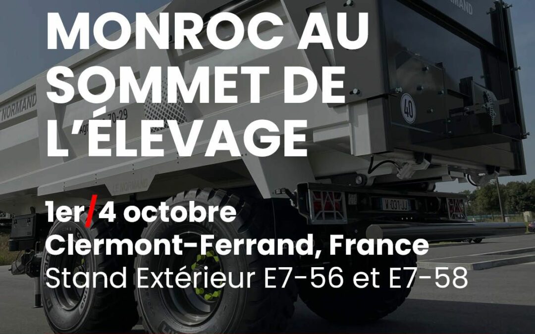 Monroc au Sommet de l’Élevage 2024