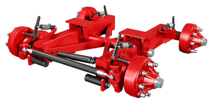 WALKING BEAM AXLE